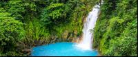 rio celeste waterfall overall 
 - Costa Rica