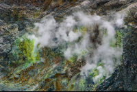 crater closeups poas volcano 
 - Costa Rica