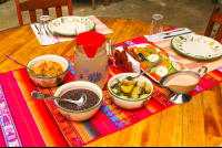 lunch layout 
 - Costa Rica