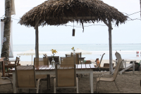 table on sands gusto beach 
 - Costa Rica