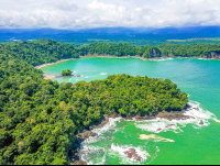 manuel antonio national park puerto escondido playa gemelas aerial views 
 - Costa Rica