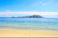 Tortuga Island View From Playa Quesera Curu Wildlife Refuge
 - Costa Rica