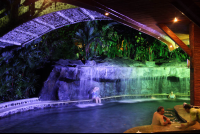        baldi hotsprings at night wet bar 
  - Costa Rica