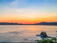 Playa Carrillo Sunset From The Top Mountain
 - Costa Rica