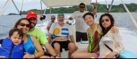 tour group from curu tortuga islands 
 - Costa Rica