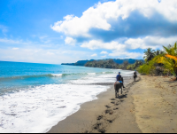 horseback riding on the beach rapelling tour rancho tropical matapalo 
 - Costa Rica