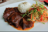 bambu restaurant beef shortribs 
 - Costa Rica