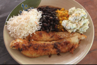 fish filet casado 
 - Costa Rica