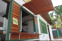 falafel cafe window 
 - Costa Rica