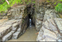        ventanas beach attraction thin cavern 
  - Costa Rica