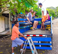 Boarding Truck To Canopy Tour
 - Costa Rica