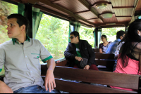        Monteverde train tour looking out 
  - Costa Rica