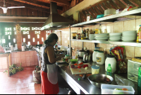 inside kitchen la cocina dona ana 
 - Costa Rica