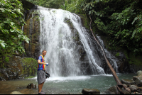 bamboo forest moutain bike tour waterfall 
 - Costa Rica