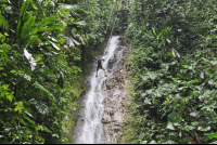 lost canyon rappel 
 - Costa Rica