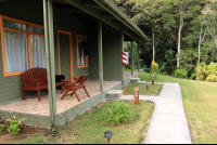 cloud forest lodge room facade 
 - Costa Rica