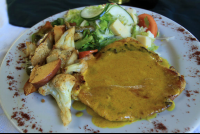 hotel bejuco curry chicken 
 - Costa Rica