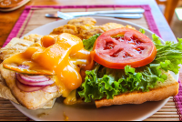 Grilled Fish Sandwich Agua Dulce Resort
 - Costa Rica