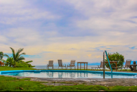 pool from bar 
 - Costa Rica