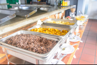 Breakfast  Buffet Gallo Pinto Potatoes And Scramble Eggs=Selina Manuel Antonio
 - Costa Rica