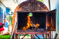 Cafe Monka Wood Fire Burning Oven
 - Costa Rica