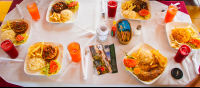 Grande De Orosi Whitewater Rafting Aerial View Of Lunch
 - Costa Rica