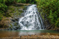 Chocuaco Waterfalls Front View Sierpe
 - Costa Rica