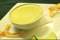 asparagus soup at mastico restaurant 
 - Costa Rica