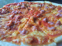 italian sausage pizza
 - Costa Rica