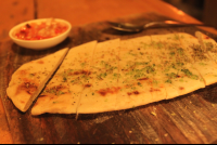 Garlic Bread With Criolla At Casa Del Mar Restaurant
 - Costa Rica