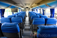 Passenger Coach Back Seat Row View
 - Costa Rica