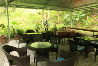 jungle beach hotel common area 
 - Costa Rica