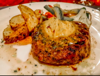 Tenderloin Medallion With Sautee Vegetables And French Fries
 - Costa Rica