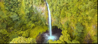        Fortuna Waterfall Aerial Front View
  - Costa Rica