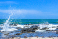 Crashing Water Rocks Pelada
 - Costa Rica