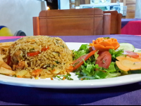 Rice With Shrimp At Las Vegas Sierpe
 - Costa Rica