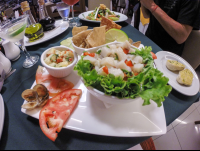 sea bass ceviche at mastico restaurant 
 - Costa Rica