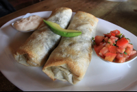 caliches chicken burritos 
 - Costa Rica