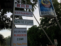 signage montezuma restaurant 
 - Costa Rica