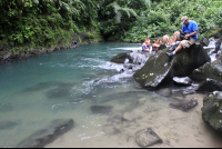        fotuna waterfall upstream 
  - Costa Rica