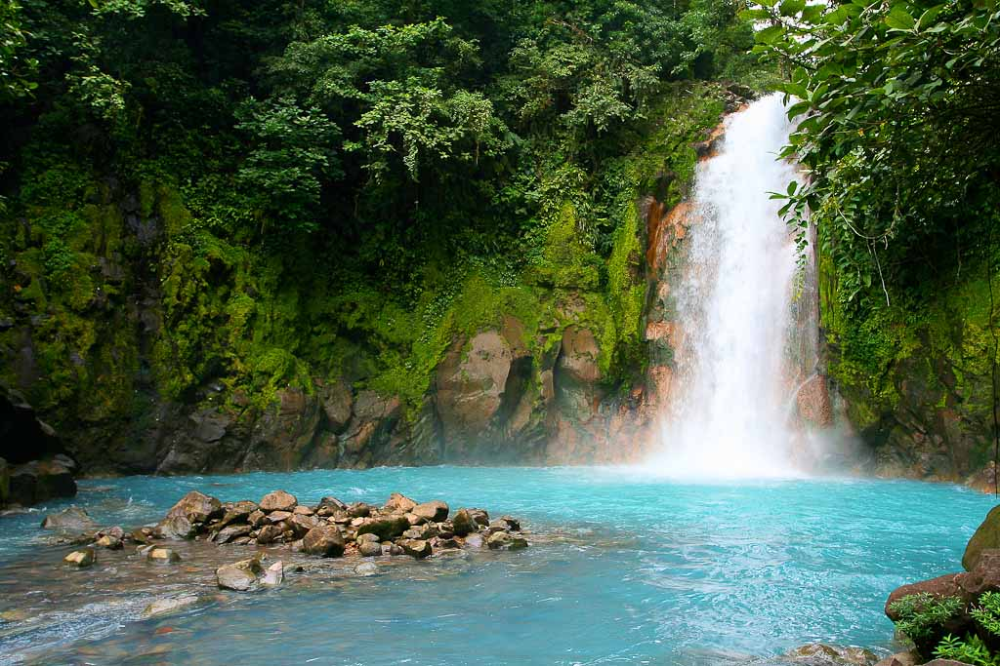 rio celeste waterfall 
 - Costa Rica