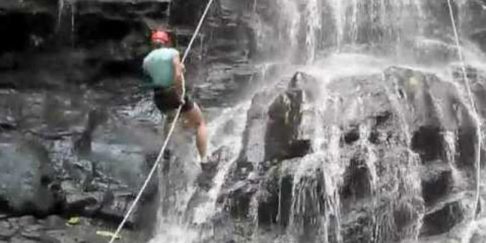        waterfall rappelling manuel antonio
  - Costa Rica